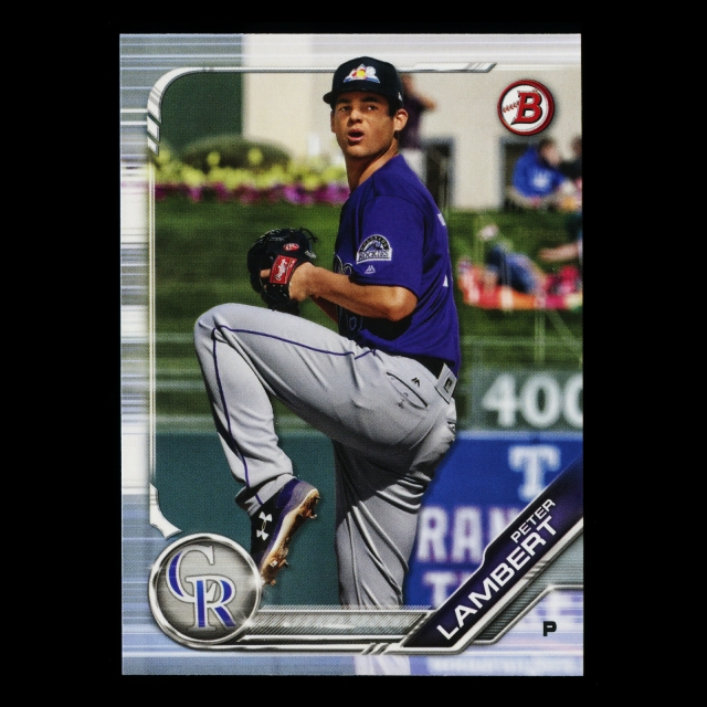 Peter Lambert 2019 Bowman Prospects Rockies
