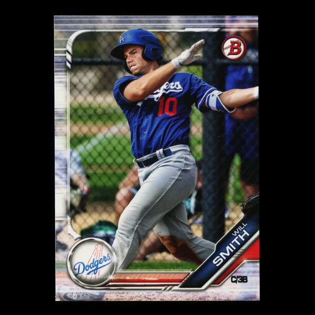Will Smith 2019 Bowman Prospects Dodgers