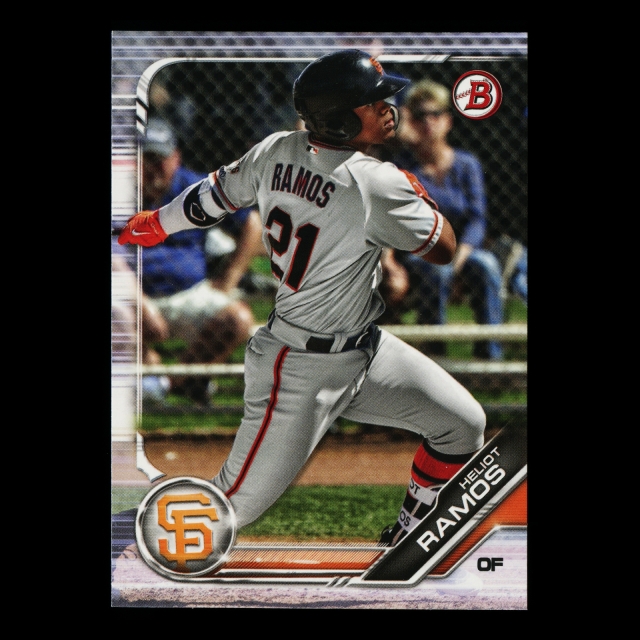 Heliot Ramos 2019 Bowman Prospects Giants