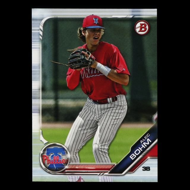 Alec Bohm 2019 Bowman Prospects Phillies