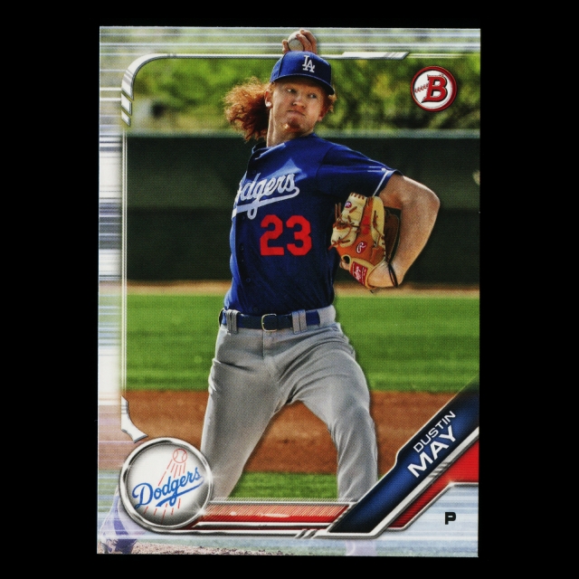 Dustin May 2019 Bowman Prospects Dodgers