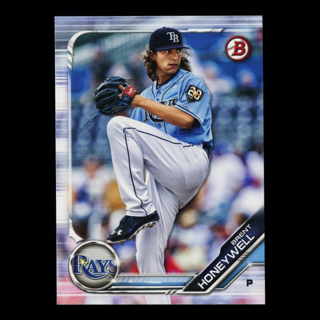 Brent Honeywell 2019 Bowman Prospects Rays