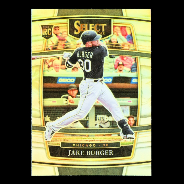 Jake Burger RC 2022 Select Rookie Holo White Sox