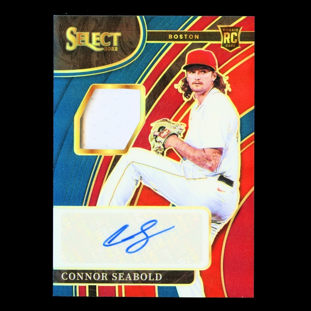 Connor Seabold 2022 Select Rookie Jersey Autographs Tri-Color Red Sox 08/99