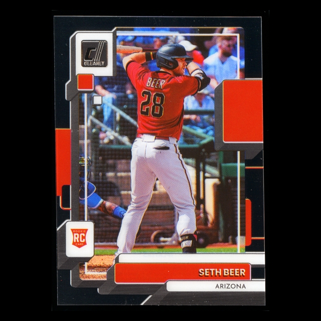 Seth Beer RC 2022 Clearly Donruss Rookie Diamondbacks