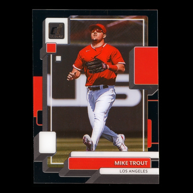 Mike Trout 2022 Clearly Donruss Angels