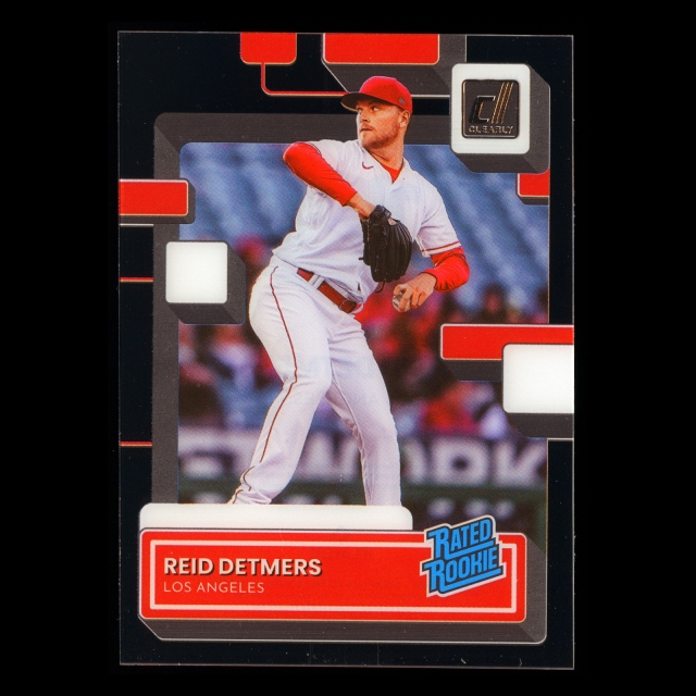 Reid Detmers RR 2022 Clearly Donruss Rated Rookie Angels