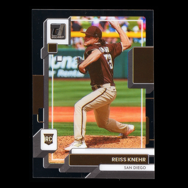 Reiss Knehr RC 2022 Clearly Donruss Rookie Padres