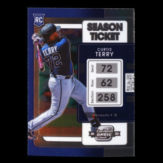 Curtis Terry RC 2022 Contenders Optic Rookie Twins