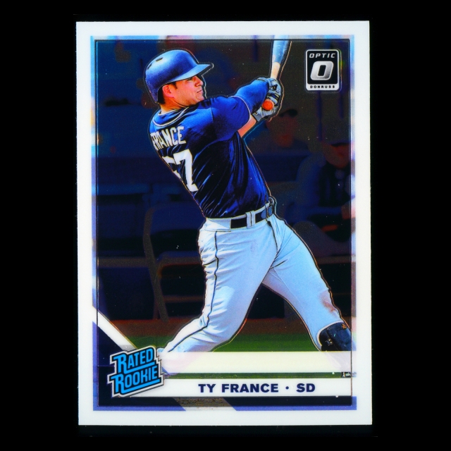 Ty France RR RC 2019 Donruss Optic Rookie Padres