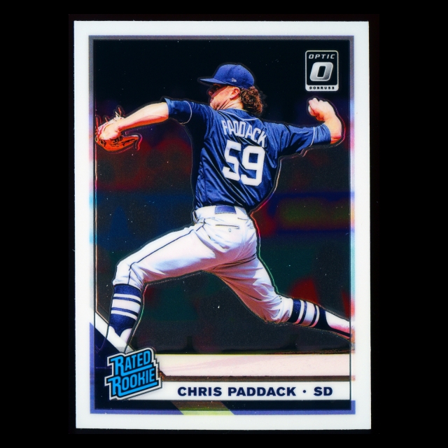 Chris Paddack RR RC 2019 Donruss Optic Rookie Padres