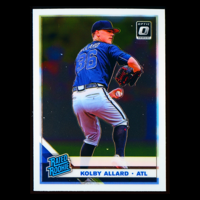 Kolby Allard RR RC 2019 Donruss Optic Rookie Braves