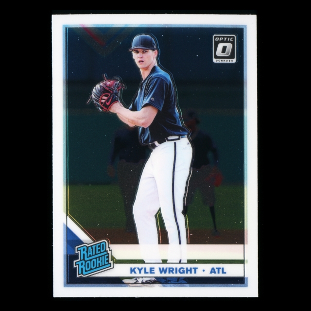 Kyle Wright RR RC 2019 Donruss Optic Rookie Braves
