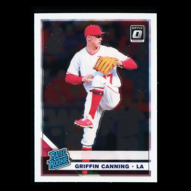 Griffin Canning RR RC 2019 Donruss Optic Rookie Angels
