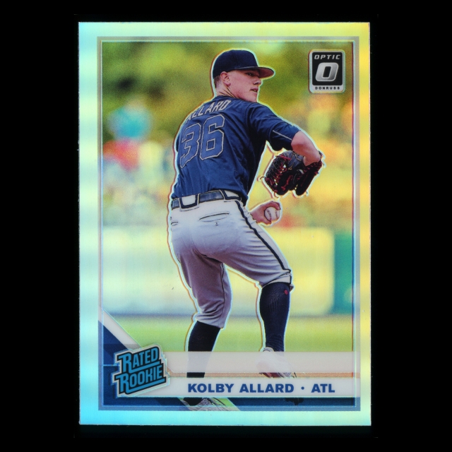 Kolby Allard RR RC 2019 Donruss Optic Holo Rookie Braves