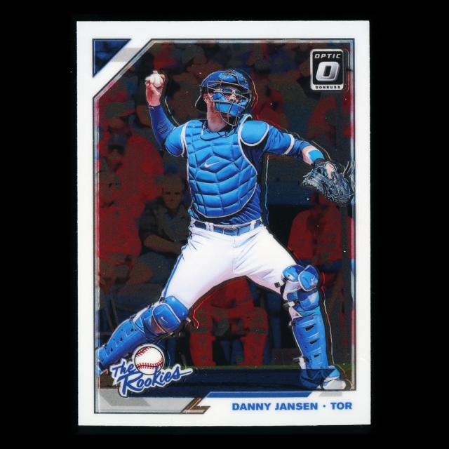Danny Jansen 2019 Donruss Optic The Rookies Blue Jays