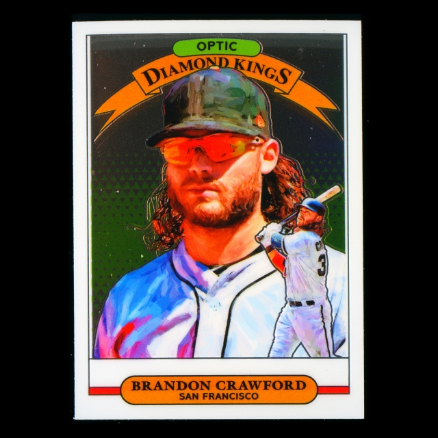 Brandon Crawford 2019 Donruss Optic Diamond Kings Giants