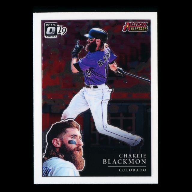 Charlie Blackmon 2019 Donruss Optic Action All-Stars Rockies