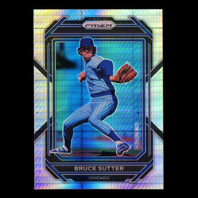 Bruce Sutter 2023 Panini Prizm Hyper Cubs