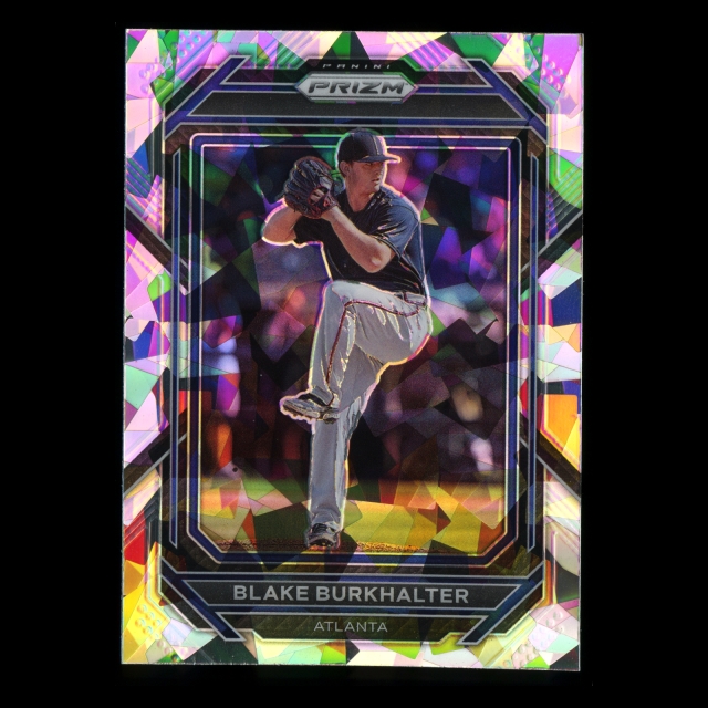 Blake Burkhalter 2023 Panini Prizm Ice Braves