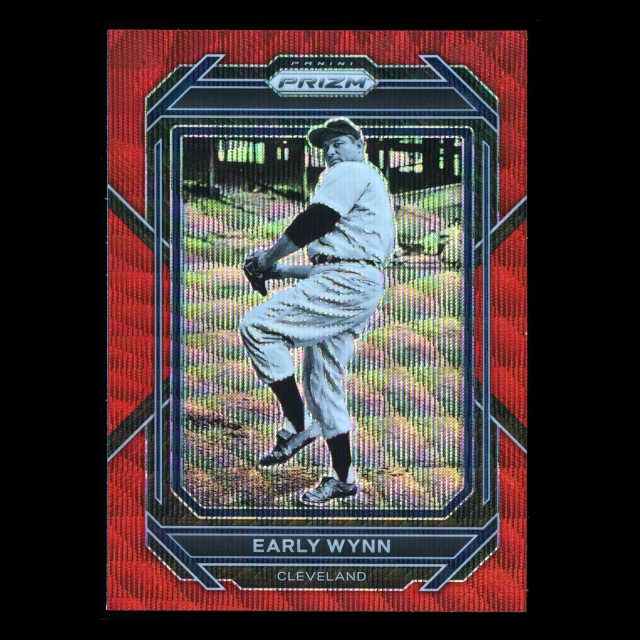 Early Wynn 2023 Panini Prizm Red Wave Indians