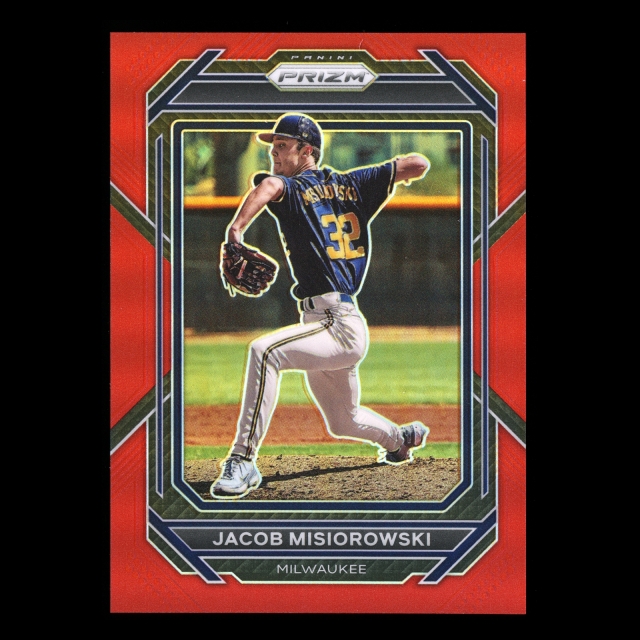 Jacob Misiorowski 2023 Panini Prizm Red Brewers 134/199