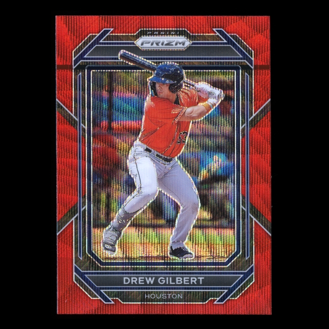 Drew Gilbert 2023 Panini Prizm Red Wave Astros