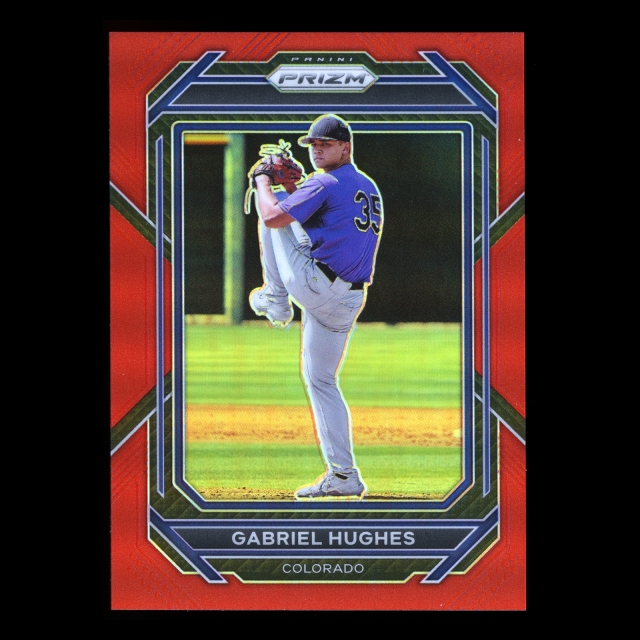 Gabriel Hughes 2023 Panini Prizm Red Rockies 036/199