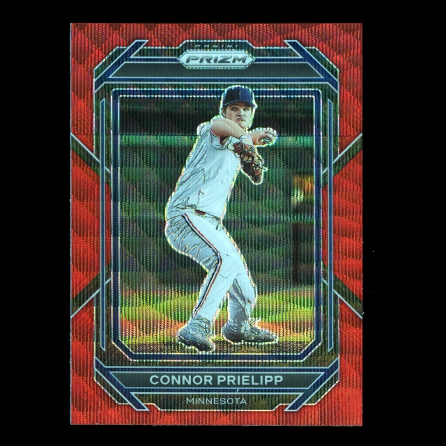 Connor Prielipp 2023 Panini Prizm Red Wave Twins