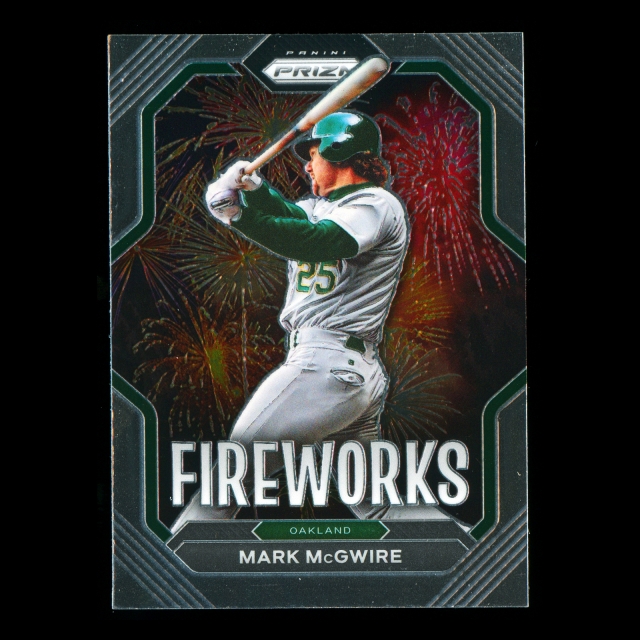 Mark McGwire 2023 Panini Prizm Fireworks Athletics