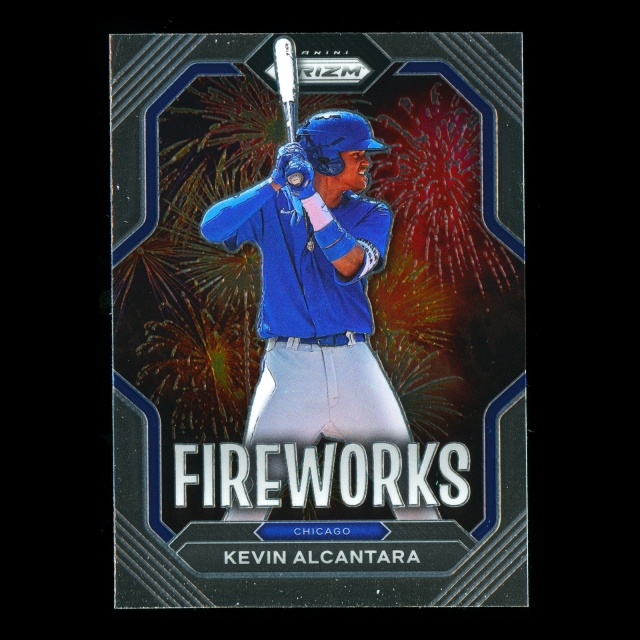 Kevin Alcantara 2023 Panini Prizm Fireworks Cubs