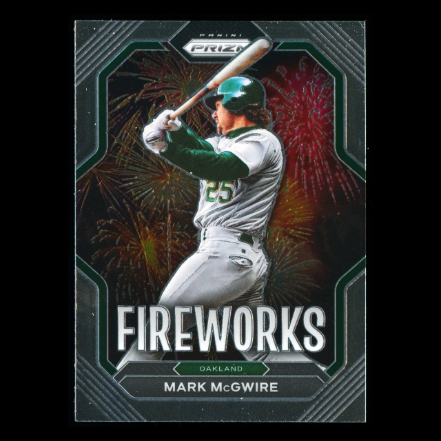 Mark McGwire 2023 Panini Prizm Fireworks Athletics