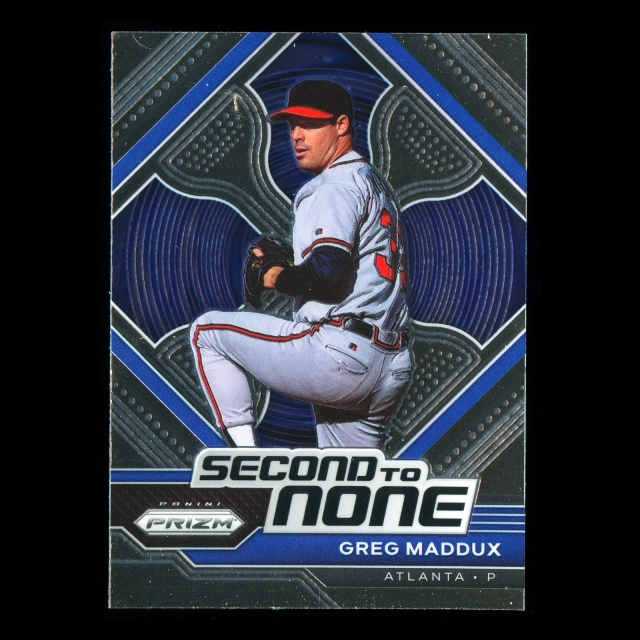 Greg Maddux 2023 Panini Prizm Second to None Braves