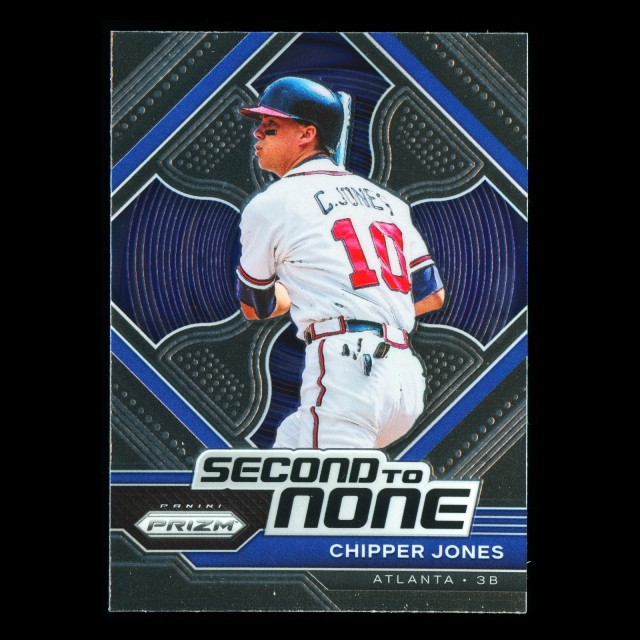 Chipper Jones 2023 Panini Prizm Second to None Braves