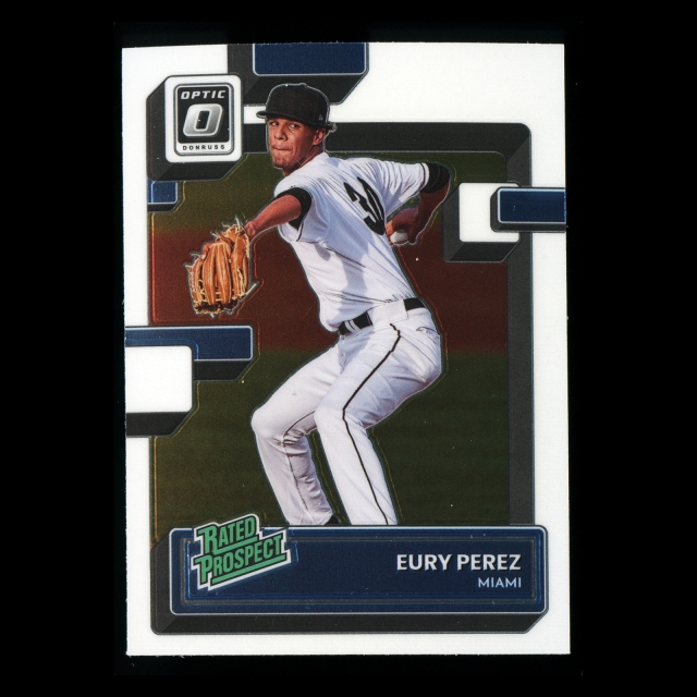 Eury Perez RR 2022 Donruss Optic Rated Prospects Marlins