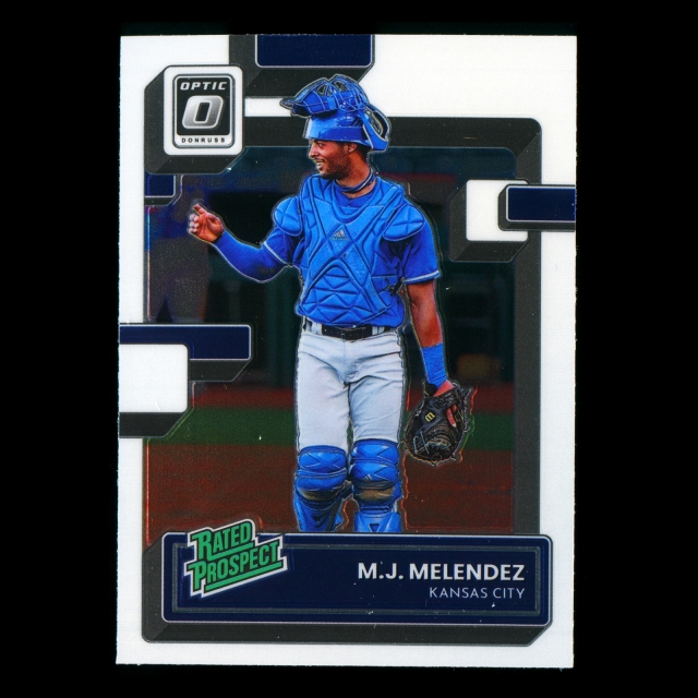 M.J. Melendez RR 2022 Donruss Optic Rated Prospects Royals