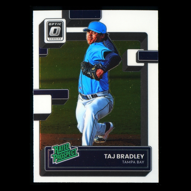 Taj Bradley RR 2022 Donruss Optic Rated Prospects Rays