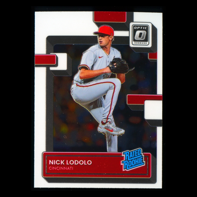 Nick Lodolo RR RC 2022 Donruss Optic Rated Rookie Reds
