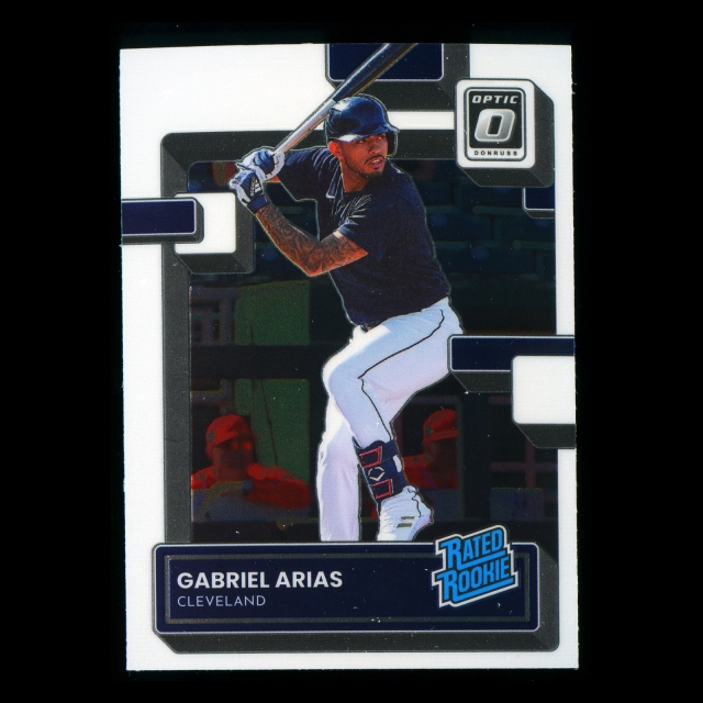 Gabriel Arias RR RC 2022 Donruss Optic Rated Rookie Guardians