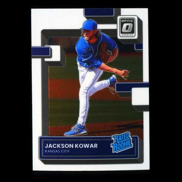 Jackson Kowar RR RC 2022 Donruss Optic Rated Rookie Royals