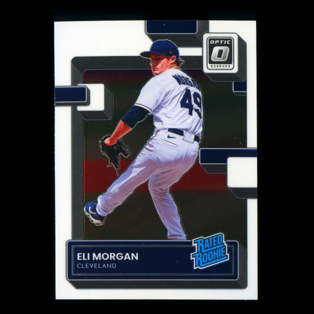 Eli Morgan RR RC 2022 Donruss Optic Rated Rookie Guardians