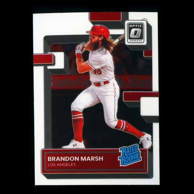 Brandon Marsh RR RC 2022 Donruss Optic Rated Rookie Angels