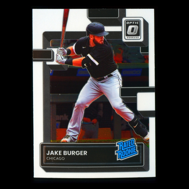 Jake Burger RR RC 2022 Donruss Optic Rated Rookie White Sox