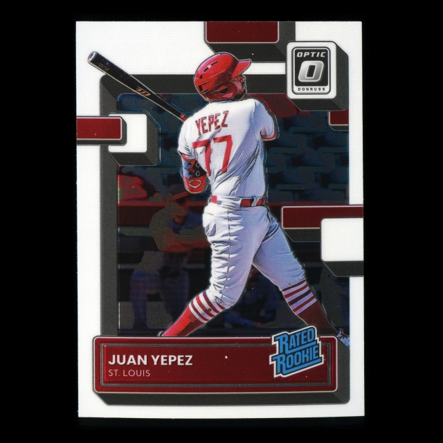 Juan Yepez RR RC 2022 Donruss Optic Rated Rookie Cardinals