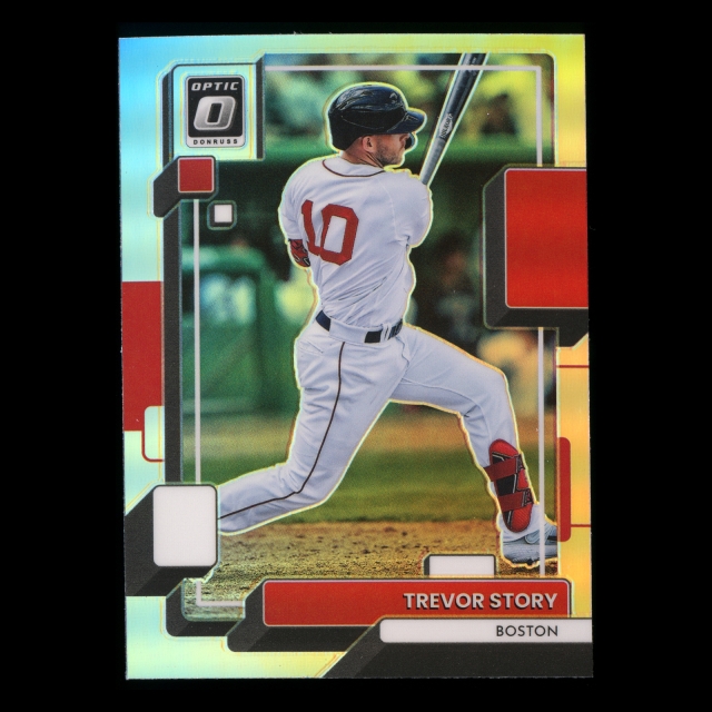 Trevor Story 2022 Donruss Optic Holo Red Sox