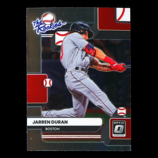 Jarren Duran 2022 Donruss Optic The Rookies Red Sox