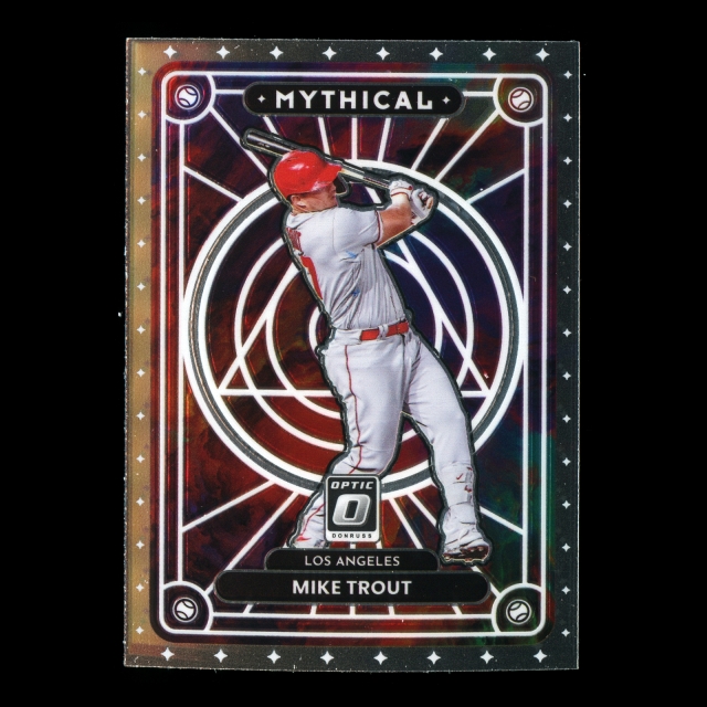 Mike Trout 2022 Donruss Optic Mythical Angels