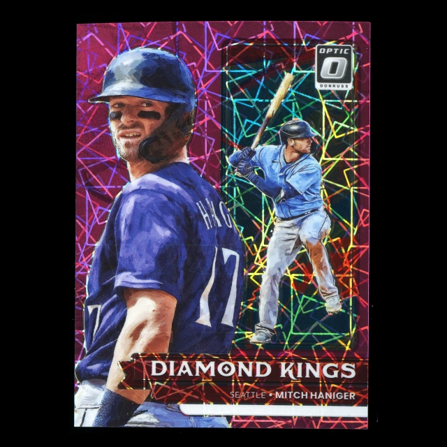 Mitch Haniger 2022 Donruss Optic Pink Velocity Diamond Kings Mariners 173/249