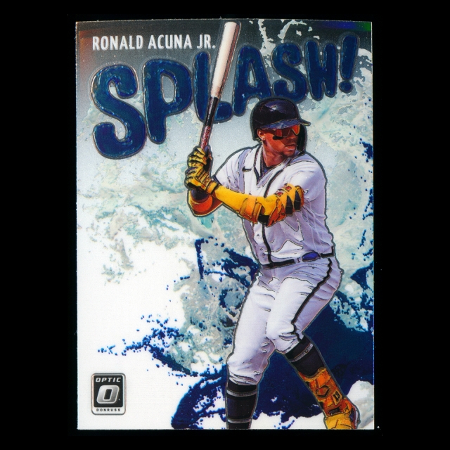 Ronald Acuna Jr. 2022 Donruss Optic Splash Braves