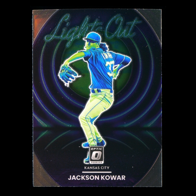 Jackson Kowar 2022 Donruss Optic Lights Out Royals